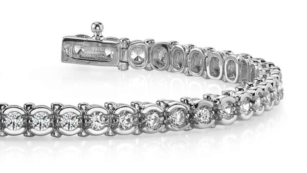 Round Prong Set Tennis Bracelet