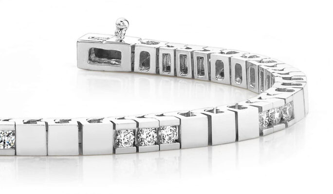 Diamond Building Block Tennis Bracelet