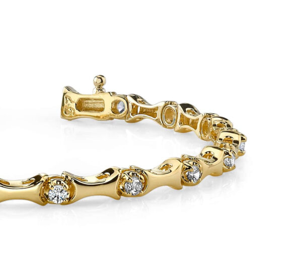 Cleopatra Diamond Link Bracelet - Image 2