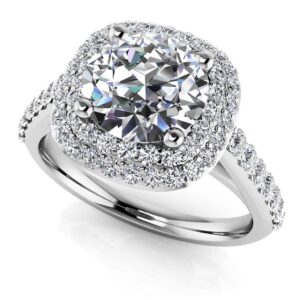 Forever Yours Engagement Ring Available In White Yellow Rose Gold Or Platinum
