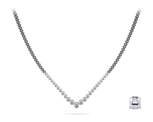 Graceful Graduated Point Necklace
