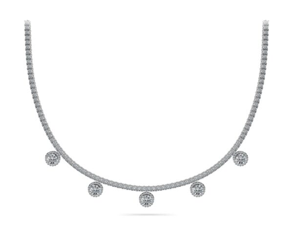 Captivating Diamond Tennis Necklace