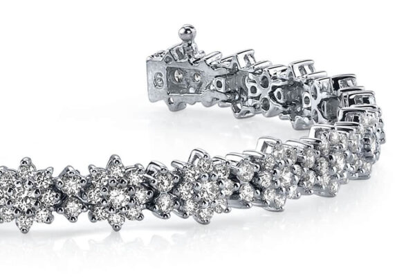 Starburst Red Carpet Bracelet In Yellow Gold White Gold And Platinum