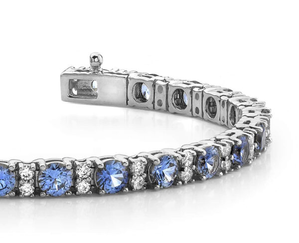 Diamond And Colored Stone Bracelet