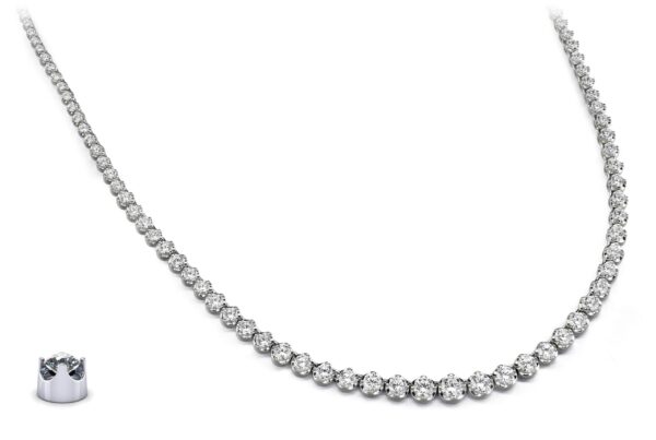 Perfect Diamond Strand Necklace