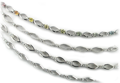 Seth & Reid Bracelets: Open Navette Bracelets